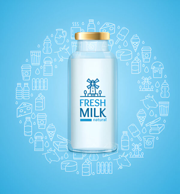 Milk Bottle Milk Bottle - 1L